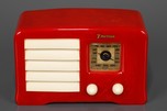Marbleized Fire Engine Red Emerson AX-235 &rsquo;Little-Miracle&rsquo; Catalin Radio